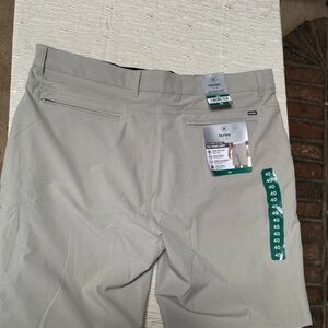 Hurley Men's Light Gray Flat Front Shorts